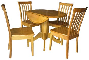 Furniture123 Norway Drop Leaf Dining Set - FREE NEXT DAY