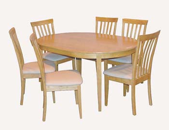 Furniture123 Norway Oval Dining Set