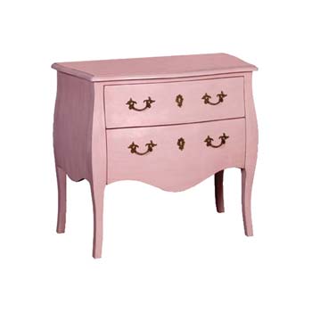 Furniture123 Nouvelle Pink 2 Drawer Chest
