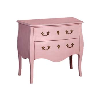 Furniture123 Nouvelle Pink 2 Drawer Chest