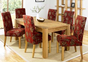 Furniture123 Nyon Oak Medium End Extension Dining Table