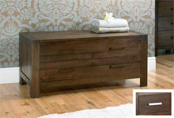 Furniture123 Nyon Walnut 2 Drawer Chest