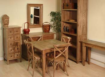 Furniture123 Oakgrove Square Dining Room Set