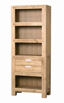 Furniture123 Oasna Oak Bookcase - FREE NEXT DAY DELIVERY