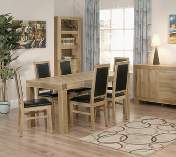 Furniture123 Oasna Oak Dining Set