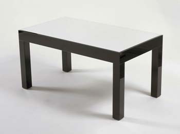 Furniture123 Obsidian Glass Coffee Table