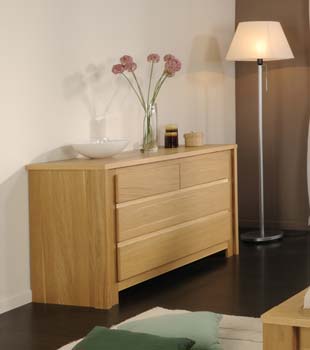 Furniture123 Oki 2 2 Drawer Chest in Light Oak