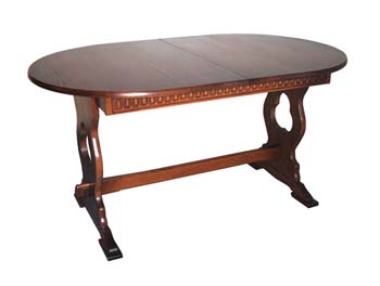 Furniture123 Olde Regal Oak Extending Refectory Dining Table