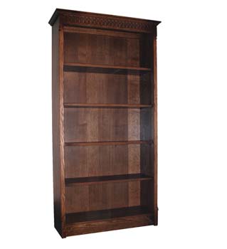 Furniture123 Olde Regal Oak Large Bookcase