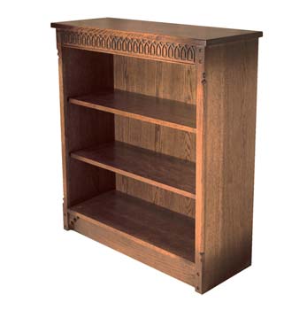 Furniture123 Olde Regal Oak Small Bookcase