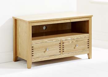 Furniture123 Oliver Light Oak TV Unit