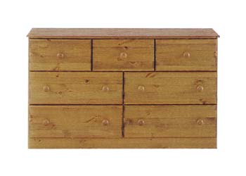 Oona Pine 3+4 Drawer Chest - WHILE STOCKS LAST!