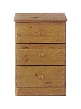 Furniture123 Oona Pine 3 Drawer Chest - WHILE STOCKS LAST!