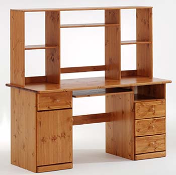 Furniture123 Oona Pine Large Computer Desk - WHILE STOCKS LAST!