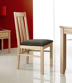 Furniture123 Opal Ash Slatted Dining Chairs (pair) - FREE