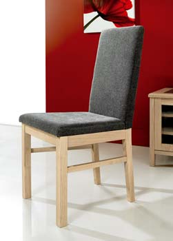 Furniture123 Opal Ash Upholstered Dining Chairs (pair)