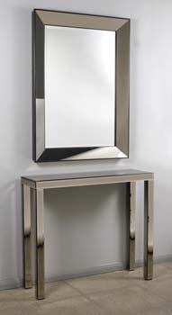 Opal Glass Console Table