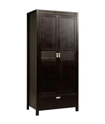 Furniture123 Oregon 2 Door Wardrobe in Wenge