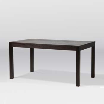 Furniture123 Ori Ash Rectangular Dining Table in Wenge