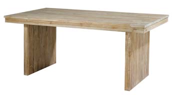 Furniture123 Origin Solid Teak 180cm Extending Dining Table