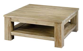 Furniture123 Origin Solid Teak Square Coffee Table