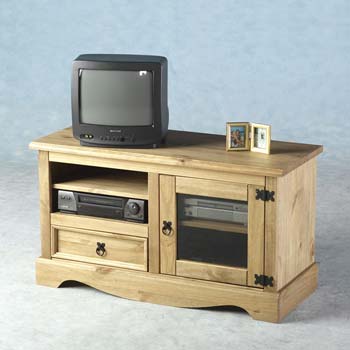 Original Corona Pine Wide TV Unit