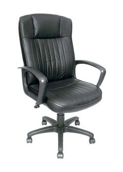 Oslo 300 Leather Faced Managers Chair