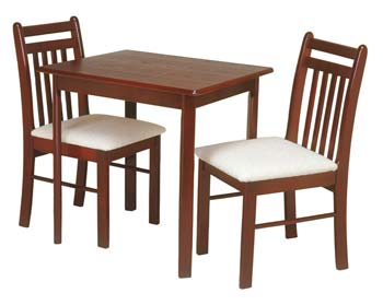 Furniture123 Oslo Dining Set in Mahogany