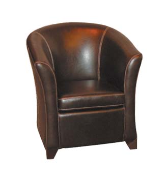 Furniture123 Paleo Leather Tub Chair