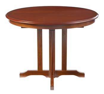 Furniture123 Pallano Single Pedestal Extending Dining Table