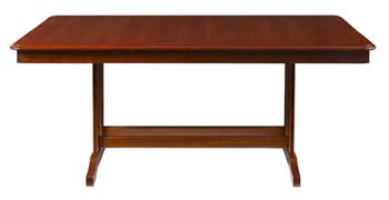 Furniture123 Pallano Twin Pedestal Extending Dining Table