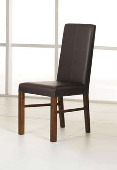 Furniture123 Panache Dining Chairs in Brown (pair) - FREE