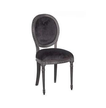 Furniture123 Panther Black Side Chair - FREE NEXT DAY DELIVERY