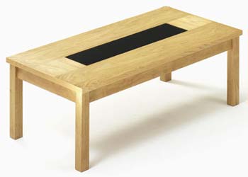 Furniture123 Peninsula Rectangular Coffee Table