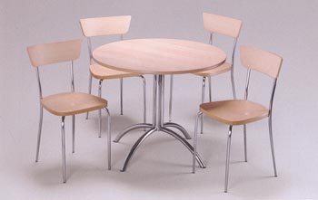 Furniture123 Penthouse Round Dining Set