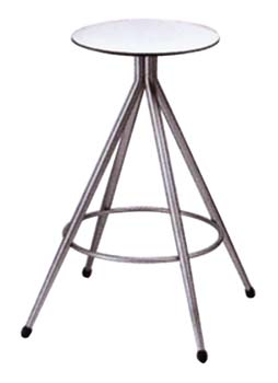 Furniture123 Pippi 65 Leather Stool