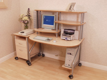 Furniture123 Prospero 1200 Low Workstation with Pedestal
