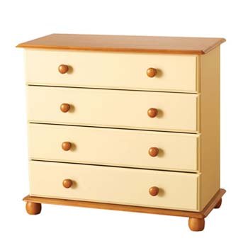 Provencale Pine 4 Drawer Chest
