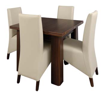Radley Butterfly Extending Dining Set With Cream