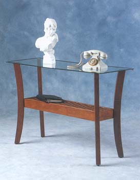 Raffles Glass Top Hall Table