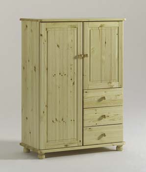 Furniture123 Rank Cabinet with 3 Drawers