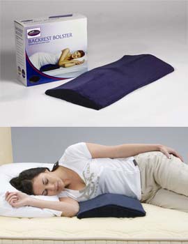 Furniture123 Restwell Memory Foam Backrest Bolster - WHILE