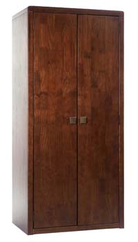Furniture123 Reya Dark Stain 2 Door Wardrobe