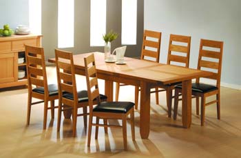 Furniture123 Rhode Extending Dining Set - FREE NEXT DAY