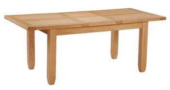 Furniture123 Rhode Oak Extending Dining Table - FREE NEXT DAY