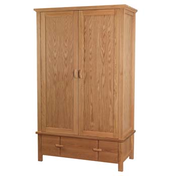 Furniture123 Ripon Oak 2 Door Wardrobe