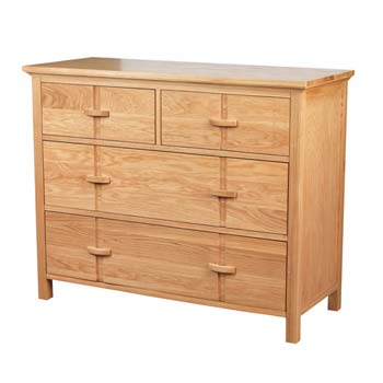 Furniture123 Ripon Oak 4 Drawer Chest