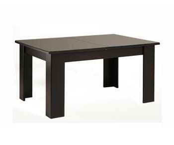 Furniture123 Rita Rectangular Dining Table in Wenge - WHILE