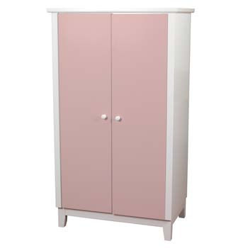 Furniture123 Robin Kids 2 Door Wardrobe in Pink