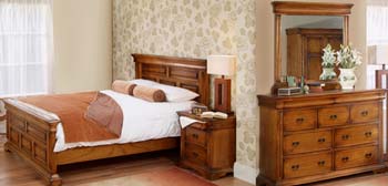 Furniture123 Romano Bedroom Set with 9 Drawer Chest in